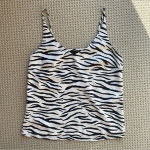 Banana Republic Zebra Blouse Size XS